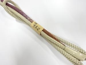 未使用品　正絹　手組帯締め